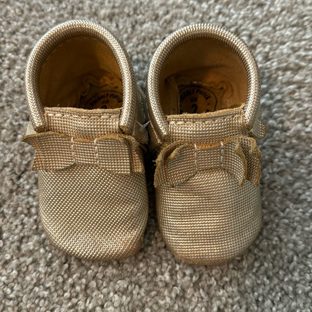 Freshly picked gold bow moccasin